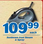 Sunbeam Iron Steam & Spray-Each