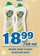 Handy Andy Cream-750ml Each