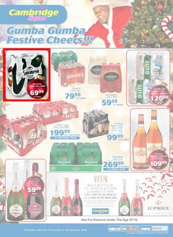 Cambridge Liquor KZN : November Mid Month (7 Nov - 20 Nov 2018), page 1