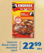 Knorrox Stock Cubes 36’s-Each
