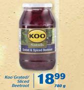 Koo Grated Sliced Beetroot-780g