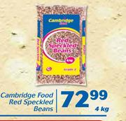 Cambridge Food Red Speckled Beans-4kg