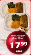 Taxi Chicken/Beef Meal-Each