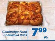 Cambridge Food Chakalaka Rolls 6’s