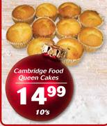 Cambridge Food Queen Cakes 10’s
