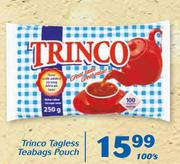 Trinco Tagless Teabags Pouch-100's