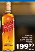 Johnnie Walker Red Label Scotch Whisky-750ml