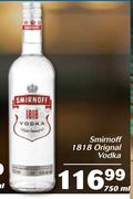 Smirnoff 1818 Original Vodka-750ml