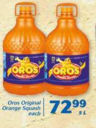 Oros Original Orange Squash-5Ltr Each