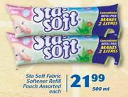 Sta Soft Fabric Softener Refill Pouch-500ml Each