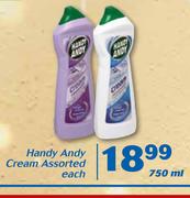 Handy Andy Cream-750ml Each