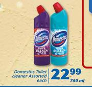 Domestos Toilet Cleaner-750ml Each