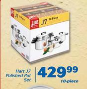 Hart J7 Polished Pot Set 10-Piece
