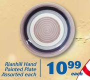 Rainhill Hand Painted Plate-Each