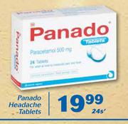 Panado Headache Tablets 24’s