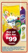 Sunlight 2 In 1 Hand Washing Powder 2kg -Combo