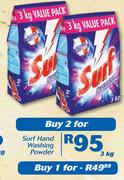 Surf Hand Washing Powder-2x3kg