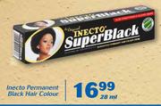 Inecto Permanent Black Hair Colour-28ml