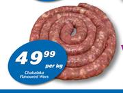 Chakalaka Flavoured Wors-Per Kg
