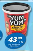 Yum Yum Smooth Peanut Butter-1Kg