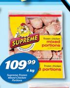 Supreme Frozen Mixed Chicken Portions-4Kg