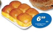 Cambridge Food Fruit Buns-6's