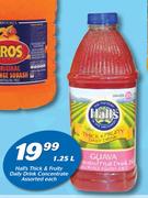 Hall's Thick & Fruity Daily Drink Concentrate Assorted-1.25Ltr Each