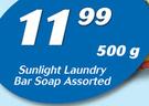 Sunlight Laundry Bar Soap Assorrted-500g