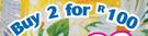 Sunlight 2 In 1 Hand Washing Powder-2 x 3Kg
