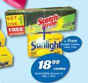 Scotch Brite Scourer 3 Plus 1 Free 
