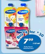 Purity Pouch Assorted-4 x 110ml