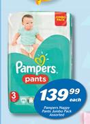 Pampers Nappy Pants Jumbo Pack Assorted-Each