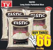 Tastic Long Grain Parboiled Rice-For 3 x 2kg