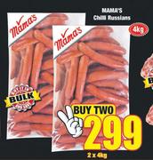 Mama's Chilli Russians-2 x 4kg