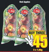 Red Apples-3 x 1.5kg