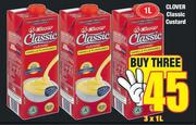 Clover Classic Custard-3 x 1Ltr