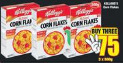 Kellogg's Corn Flakes-3 x 500g