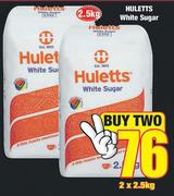 Huletts White Sugar-2 x 2.5kg