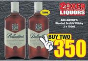 Ballantine's Blended Scotch Whisky-2 x 750ml