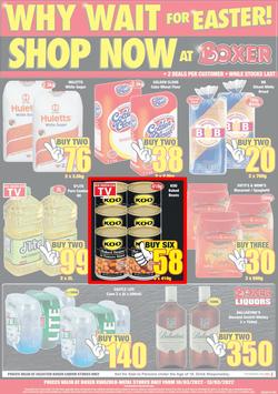 Boxer Super Store KwaZulu-Natal : Never Pay More (10 March - 13 March 2022), page 4