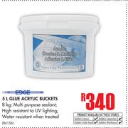 Edge Glue Acrylic Buckets-5Ltr