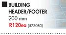 Everite Building Header/Footer 200mm-Each