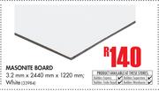 Masonite Board 3.2mm x 2440mm x 1220mm(White)
