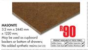 Masonite 3.2mm x 2440mm x 1220mm