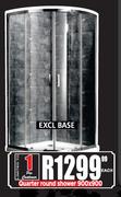 Quarter Round Shower 900x900 Excluding Base