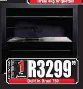 Built In Braai 750