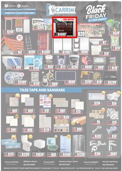 K Carrim Builders Mecca : Black Friday To Cyber Monday (27 November - 30 November 2020), page 1