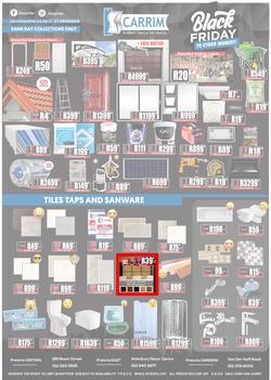 K Carrim Builders Mecca : Black Friday To Cyber Monday (27 November - 30 November 2020), page 1