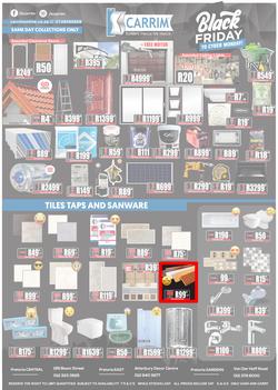 K Carrim Builders Mecca : Black Friday To Cyber Monday (27 November - 30 November 2020), page 1