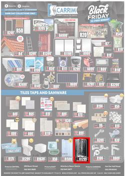 K Carrim Builders Mecca : Black Friday To Cyber Monday (27 November - 30 November 2020), page 1